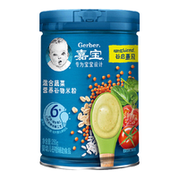 嘉宝 混合蔬菜谷物高铁米粉  250g