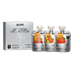 光合星球 babycare婴幼儿宝宝果汁nfc橙汁儿童饮料尝鲜礼盒60g*3袋