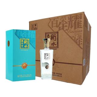 衡水老白干 百年荣耀酒  老白干香型纯粮白酒  39.8度 500mL 4瓶 整箱装