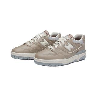 new balance 男女秋冬款咖啡色复古百搭篮球板鞋BB550