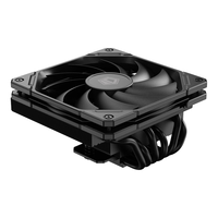 ID-COOLING 下压式CPU风冷散热器 6热管 67mm高 镀镍铜底 适用LGA1200/1700/AM4/AM5/ITX机箱 IS-67-XT BLACK