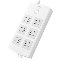 deli 得力 18205 新国标插排 六位五孔 3m