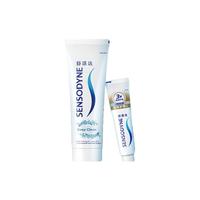 SENSODYNE 舒适达 牙膏套装 (沁爽劲洁100g+ 基础护理系列 多效护理35g)