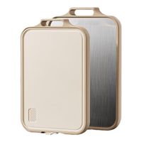 双枪 SUNCHA切菜板抗菌防霉家用案板厨房食品级双面砧板不锈钢菜板粘板面 3-5人【升级站立-大号】43.5cm