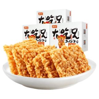 粮悦 大吃兄糯米锅巴组合 休闲网红零食安徽特产小吃手工锅巴 糯米锅巴 400g*2盒 （原味2）