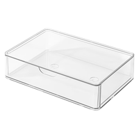 deli 得力 PJ212 化妆品收纳盒-仅宽抽屉底部 透明