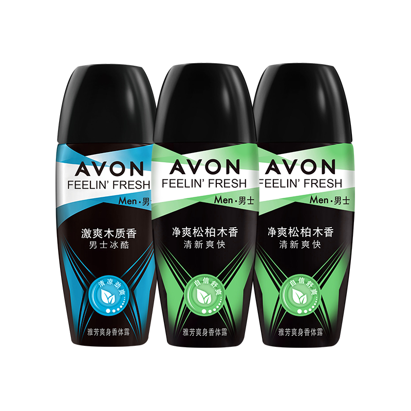  AVON/雅芳 净爽松柏木香 男士走珠香体露