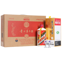 茅台 珍藏 酱香型白酒 53度 475ml*4 礼盒装