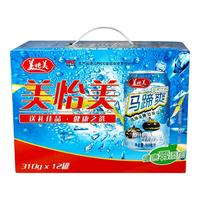 美怡美马蹄爽荸荠百香果银耳燕窝饮料果汁整箱橄清橄榄汁饮品 马蹄爽310ml*12罐