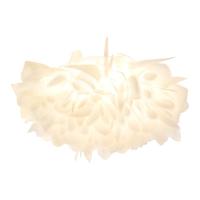 鹿家良品(LUUGAA)羽叶吸顶灯现代简约奶油风北欧浪漫花瓣客厅主卧室护眼灯 护眼吊灯78cm无极光72w天猫精灵