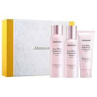 Mamonde 梦妆 花萃调理水150ml+乳125ml+洗面奶100ml 提亮肤色保湿 护肤套装