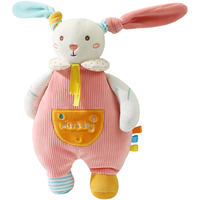 Kissbaby Miracle婴儿安抚巾可入口玩偶0-1岁宝宝睡觉抱睡毛绒手偶玩具 玩偶