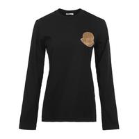 MONCLER 盟可睐 徽标贴花 女士长袖T恤