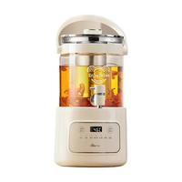 小熊水龙头养生壶炖煮一体家用多功能烧水壶煮茶器电热水壶花茶桶 白色水龙头款 【升级大滤网】