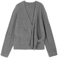 /江南布衣25冬毛针织衫绵羊毛套头衫5P0315280 072/中杂灰 M