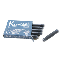 Kaweco 德国进口Kaweco钢笔墨囊一次性墨胆原装进口办公用品 蓝黑色 6支装