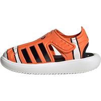 adidas 洞洞软底休闲沙滩凉鞋中小童包头凉鞋耐磨舒适魔术贴鞋