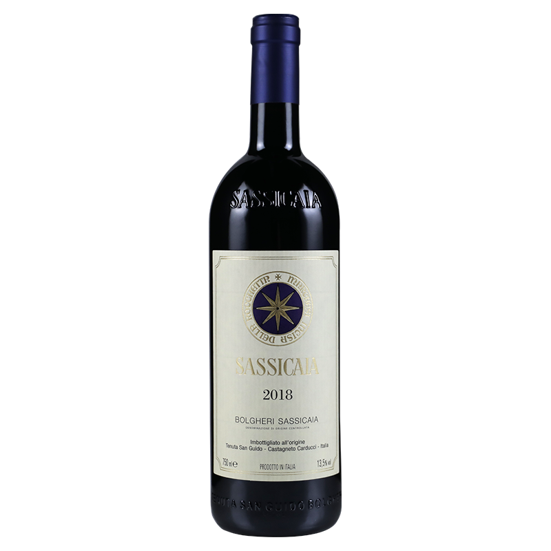 意大利红酒西施佳雅 正牌干红葡萄酒Tenuta San Guido Sassicaia 2017年 西施佳雅18年单支