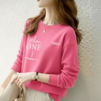 PASS 女宽松字母印花套头卫衣