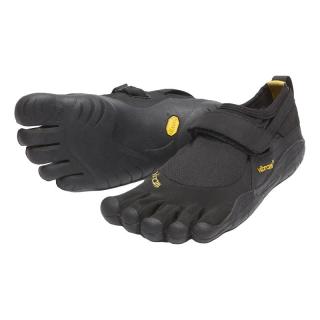 vibram 五指鞋 晨跑夜跑赤足鞋轻便透气跑步鞋休闲运动鞋KSO 黑色（女款） 38