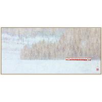 仟象映画 野地美树子《雪国》120*50cm 油画布 实木画框