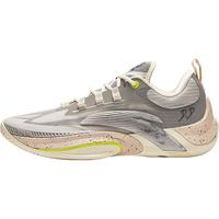 ANTA安踏瞬息1代｜氮科技篮球鞋男防滑耐磨低帮运动鞋子 一度灰/洲灰色/浅米白-2 10.5(男44.5)