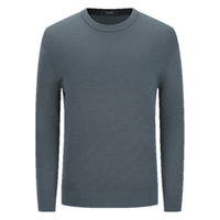 雅戈尔（YOUNGOR）毛衫男士秋冬青年男毛衫羊毛混纺可机洗羊毛衫 深蓝YYQW615226HYA 2XL 115cm