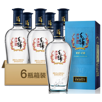 劲牌 毛铺 苦荞酒 黑荞 52%vol 白酒 500ml*6瓶 整箱装