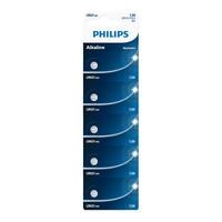 PHILIPS 飞利浦 LR621纽扣电池5粒通用sr621sw/364/LR60/ag1适用石英表电子表天梭卡西欧手表电池lr621