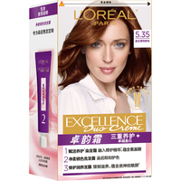 L'OREAL PARIS 巴黎欧莱雅 卓韵霜赋活养护染发霜 #5.35金红褐浅棕色 1盒