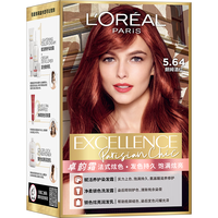 L'OREAL PARIS 巴黎欧莱雅 法式炫色染发霜 #5.64朗姆酒红 1盒