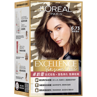 L'OREAL PARIS 巴黎欧莱雅 法式炫色染发霜 #6.73薄荷青棕 2盒