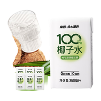 南国100%椰子水 NFC天然电解质水 海南特产 250ml*6盒