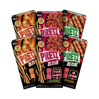 glico 格力高 百力滋 装饰饼干组合装 3口味 41g*6盒（十三香小龙虾味+烤羊肉串味+香辣炸鸡味）