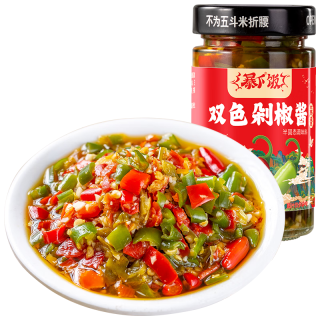 吉香居 辣椒酱 暴下饭双色剁椒酱  蒜蓉味200g