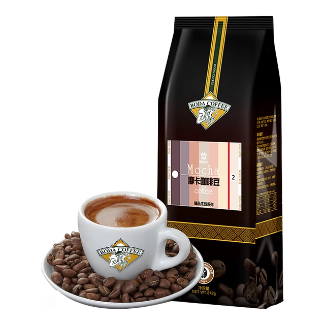 BODA COFFEE 博达 臻品庄园 中度烘焙 摩卡咖啡豆 227g