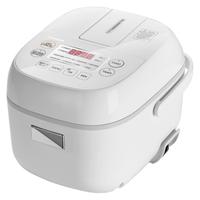 Toshiba 东芝 小型电饭煲 3 杯 Uncooked - 具有 8 种烹饪功能的 LCD 显示屏，Fuzzy Logic 技术，24 小时延迟计时器和自动保温功能，不粘内胆，白色