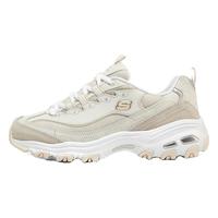 斯凯奇（Skechers）女鞋熊猫鞋复古厚底松糕鞋老爹鞋百搭休闲鞋 自然色NAT 37(240mm) 自然色11936-NAT 7/37