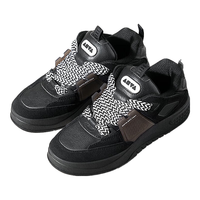 安踏骜游PRO丨潮流板鞋滑板鞋男鞋百搭厚底休闲鞋款运动鞋 基础黑-3 7.5(男40.5)