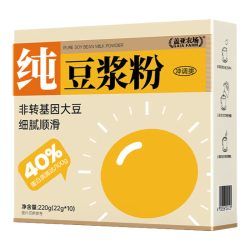 盖亚农场 高蛋白 原味豆浆粉  普通盒装 220g