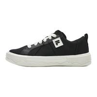 FILA FUSION斐乐潮牌女鞋POP III滑板生活鞋2024夏休闲帆布鞋 黑/豆腐白-BS（补货） 38