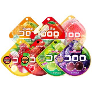 UHA 悠哈 酷露露软糖组合装 2口味 52g*6袋（葡萄味52g*3袋+白葡萄味52g*3袋）
