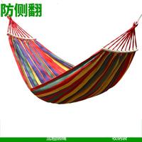 公狼 户外野营装备单双人帆布吊床