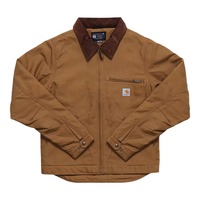 carhartt 秋冬季保暖经典休闲工装夹克外套 103828棕色 XL 103828棕色