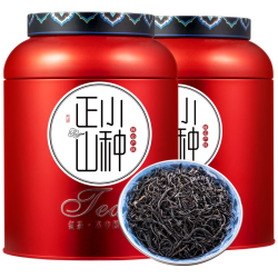 小茶日记 正山小种茶叶浓香型红茶罐装500g