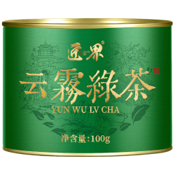 匠界 云雾绿茶明前嫩芽2024新茶茶叶明前高山云雾茶浓香型耐泡罐装100g