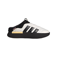 adidas ADIPUFF面包鞋柔软舒适穆勒鞋棉鞋男女阿迪达斯轻运动 亮白/黑色/浅橙黄 38