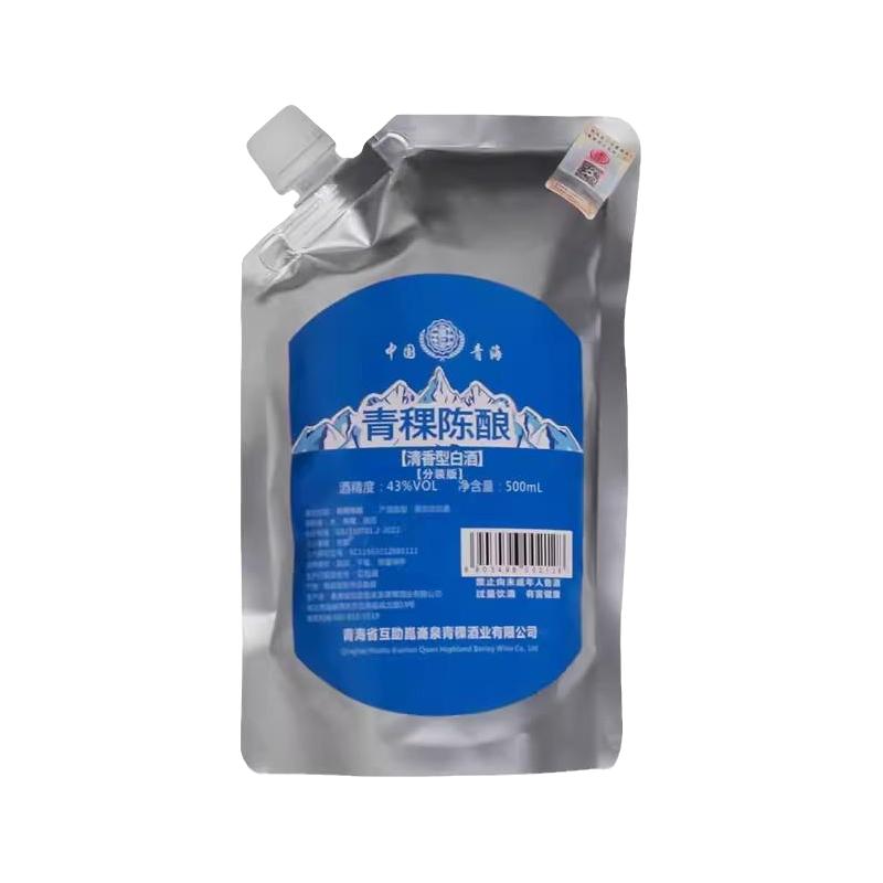 宝德丰 清香型 青稞酒  包装 500ml 43度