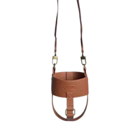 THERMOS 膳魔师 保温壶背带配件可斜挎背绳BD-990-BW 适用于杯底直径11cm 棕色杯带BW