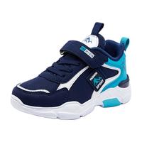 哈比熊童鞋儿童运动鞋男童鞋春秋款革面休闲鞋轻便软底潮鞋 深蓝39码 深蓝(革面)